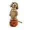 Bethany Lowe 12.0 Inch Mummy Puppy Paper Mache Halloween Figurine , Lightweight Halloween Decor Halloween Pumpkin Bucket